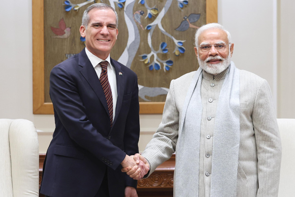 US Ambassador Eric Garcetti leaves India as Trumps becomes President